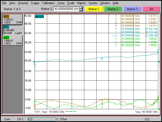 18-40G射频高频放大器